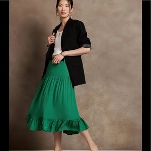 Banana Republic Drop-Waist Midi Skirt